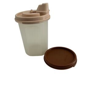 Vintage Tupperware Sugar  3 Piece Pour Container 1606-3 15oz, 1607-2, 1898B-4